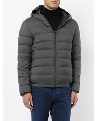 Мужская темно-серая куртка-пуховик от Herno
