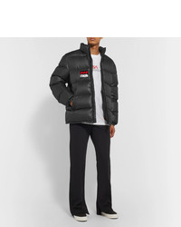 Мужская темно-серая куртка-пуховик от Heron Preston