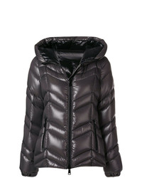Женская темно-серая куртка-пуховик от Moncler