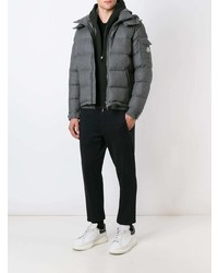 Мужская темно-серая куртка-пуховик от Moncler