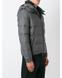 Мужская темно-серая куртка-пуховик от Moncler