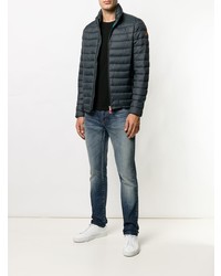 Мужская темно-серая куртка-пуховик от Save The Duck