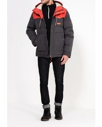 Мужская темно-серая куртка-пуховик от Rip Curl