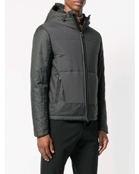 Мужская темно-серая куртка-пуховик от Corneliani