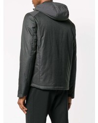 Мужская темно-серая куртка-пуховик от Corneliani