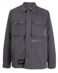 Мужская темно-серая куртка-рубашка от Izzue