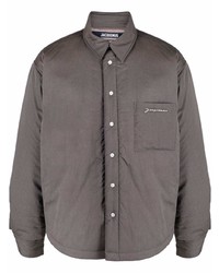 Мужская темно-серая куртка-рубашка от Jacquemus