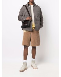 Мужская темно-серая куртка-рубашка от Jacquemus