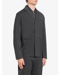 Мужская темно-серая куртка-рубашка от Prada