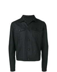 Мужская темно-серая куртка-рубашка от Tagliatore