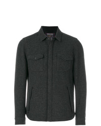 Мужская темно-серая куртка-рубашка от Woolrich