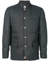 Мужская темно-серая куртка от Brunello Cucinelli