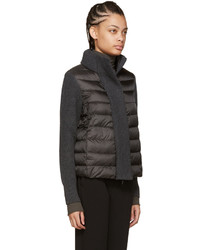 Женская темно-серая куртка от Moncler