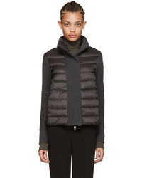 Женская темно-серая куртка от Moncler