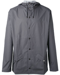 Мужская темно-серая куртка от Rains
