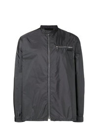Мужская темно-серая легкая куртка-рубашка от Prada