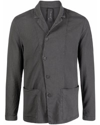 Мужская темно-серая льняная куртка-рубашка от Transit