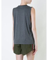 Женская темно-серая майка с принтом от The Upside