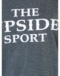 Женская темно-серая майка с принтом от The Upside