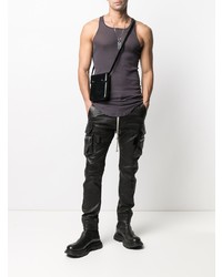 Мужская темно-серая майка от Rick Owens