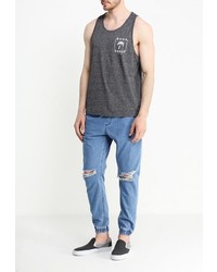 Мужская темно-серая майка от Topman