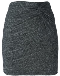 Темно-серая мини-юбка от IRO