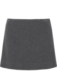 Темно-серая мини-юбка от Miu Miu