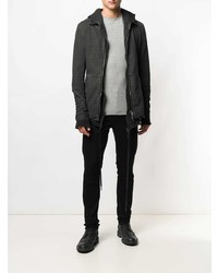 Мужская темно-серая парка от Masnada