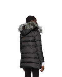 Женская темно-серая парка от Moncler