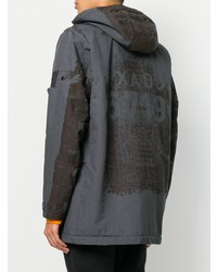 Мужская темно-серая парка от Stone Island Shadow Project