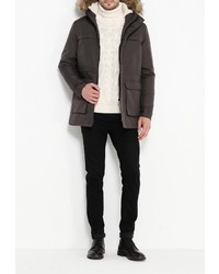 Мужская темно-серая парка от Only &amp; Sons