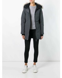 Женская темно-серая парка от Canada Goose
