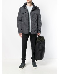 Темно-серая полевая куртка от Peuterey