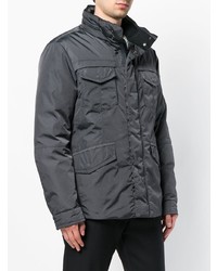 Темно-серая полевая куртка от Peuterey