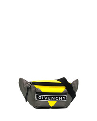 Мужская темно-серая поясная сумка из плотной ткани от Givenchy