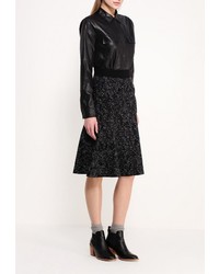 Темно-серая пышная юбка от Theory