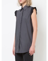 Женская темно-серая рубашка без рукавов от Vera Wang