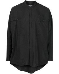 Мужская темно-серая рубашка с длинным рукавом от Attachment