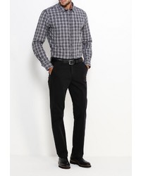 Мужская темно-серая рубашка с длинным рукавом от Baon