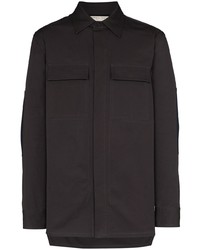 Мужская темно-серая рубашка с длинным рукавом от Bottega Veneta