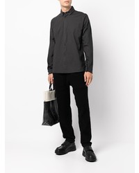 Мужская темно-серая рубашка с длинным рукавом от Transit