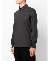 Мужская темно-серая рубашка с длинным рукавом от Transit