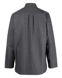 Мужская темно-серая рубашка с длинным рукавом от Norse Projects