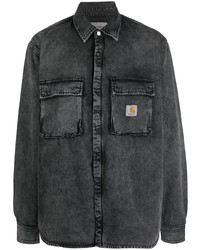 Мужская темно-серая рубашка с длинным рукавом от Carhartt WIP