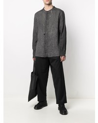 Мужская темно-серая рубашка с длинным рукавом от Thom Krom