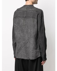 Мужская темно-серая рубашка с длинным рукавом от Thom Krom