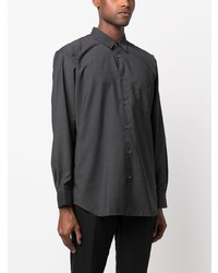 Мужская темно-серая рубашка с длинным рукавом от Comme Des Garcons SHIRT