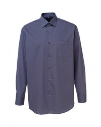 Мужская темно-серая рубашка с длинным рукавом от GREG