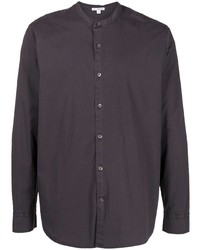 Мужская темно-серая рубашка с длинным рукавом от James Perse