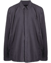 Мужская темно-серая рубашка с длинным рукавом от Juun.J